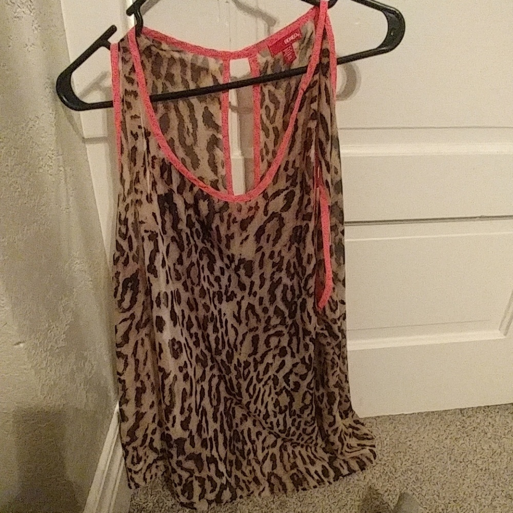 Sheer Tank Top Blouse